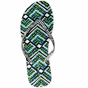 Vera Bradley Rain Forest Flip Flop Size 7-8